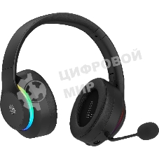 Гарнитура Bloody GR520 чёрный, беспроводная + проводная, радиоканал, до 40 ч, подсветка