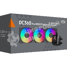 Система жидкостного охлаждения для процессора PCCooler DC360 Pro ARGB Display BK черный (DC360Pro-BKAWXY-GL)