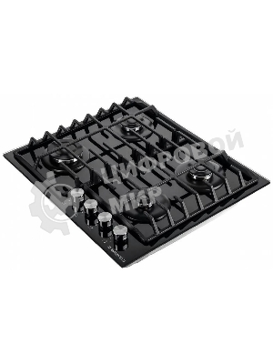 Газовая варочная панель Maunfeld EGHG.64.6CB/G, 4 конфорки, закаленное стекло, черный