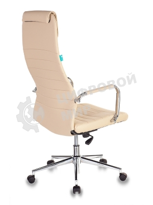 Кресло Бюрократ KB-9N/ECO/OR-12 бежевый, экокожа