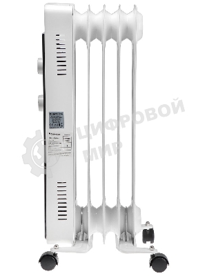 Обогреватель масляный Centek CT-6221-5 (5 секций) белый, 400/600/1000 Вт, 12,5 м2, 3 режима, термостат