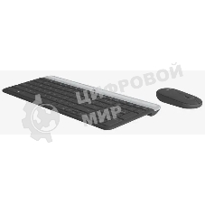 Комплект клавиатура+мышь Logitech MK470 беспроводной, USB, 1000 DPI, чёрный