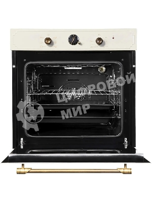 Духовой шкаф электрический встраиваемый Zigmund & Shtain E 138 X бежевый