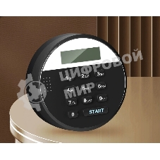 Сейф огнестойкий Deli ET580 300x 380x 300 мм, электронный/ключевой, черный