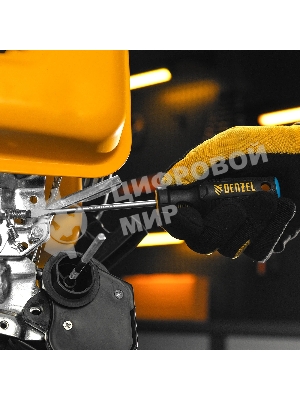 Отвертка Denzel SL5x100 мм, S2, 3к рукоятка