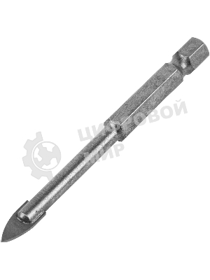 Сверло по керамической плитке и стеклу Matrix, 6 мм, 6-гр хвостовик