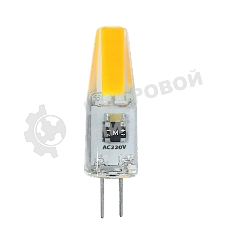 Лампа светодиодная JazzWay PLED-G4 COB 3Вт капсульная 5500К холодный белый G4 240лм 220В