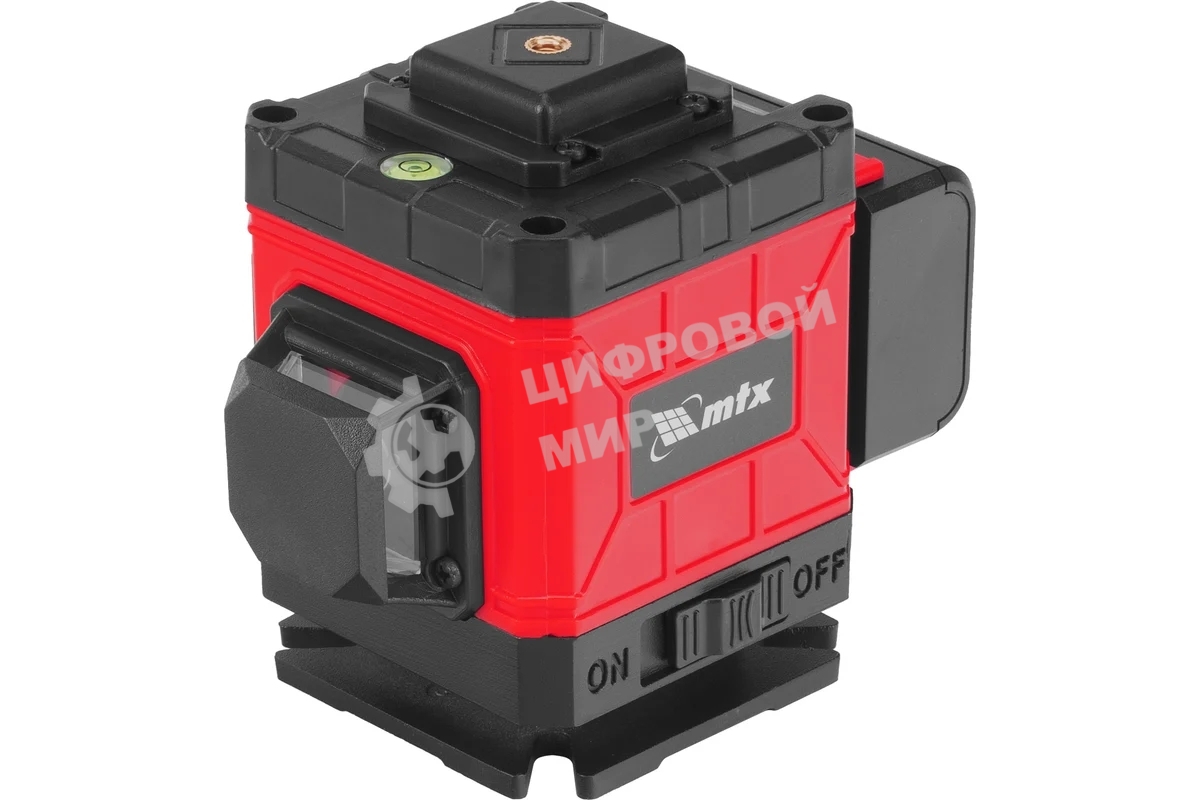 Лазерный уровень м-призм. MTX ML 360-3 Pro SET, 30 м, акк. Li 3000 мА·ч, состоит из 2 частей
