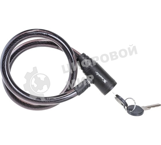 Замок тросовый универсальный Matrix 12х650 мм