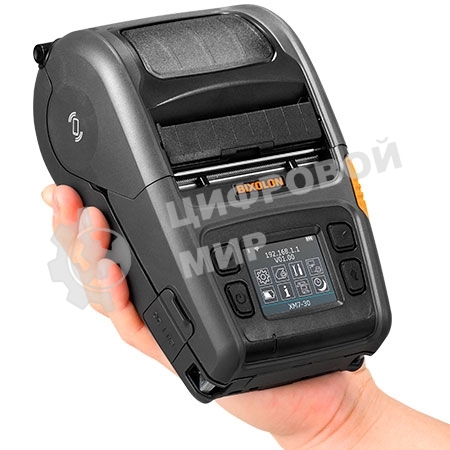 Принтер этикеток мобильный Bixolon XM7-30, 203 dpi, 127 мм/сек, USB, RS-232 (COM порт, Serial), Bluetooth, черный