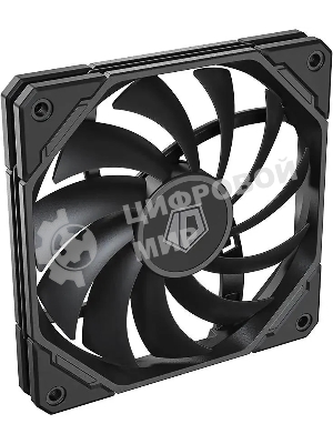 Вентилятор для корпуса ID-Cooling TF-12015-K черный, 120 мм, 2200 об/мин, 32.3 дБ, 4 pin