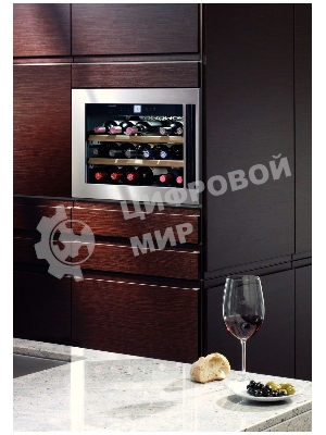 Встраиваемый винный шкаф Liebherr WKEes 553-26 001, нержавеющая сталь