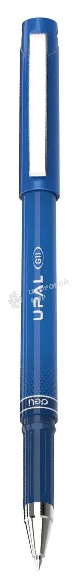 Ручка гелевая Deli Upal EG11-BL синий, d=0.7мм, синие чернила