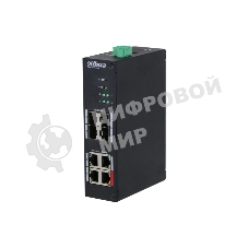 Коммутатор Dahua DH-HS4408-4ET-96, 4×100 Мбит/с + 4×1 Гбит/с SFP, управляемый