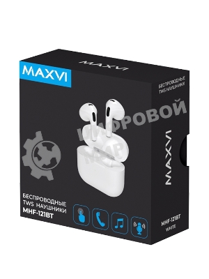 Наушники TWS Maxvi MHF-121BT белый