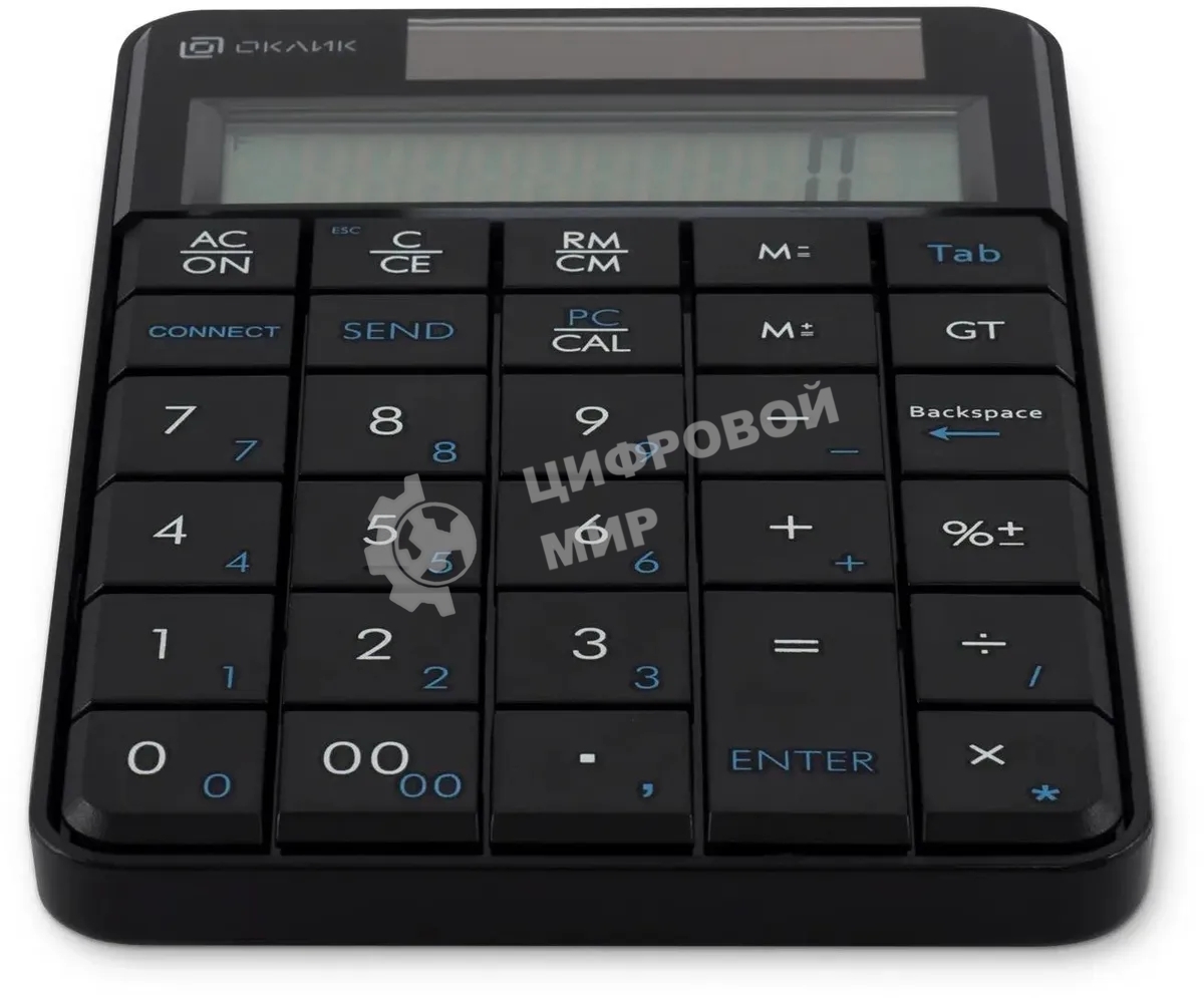 Цифровой блок Oklick K604W беспроводная, радиоканал, чёрный