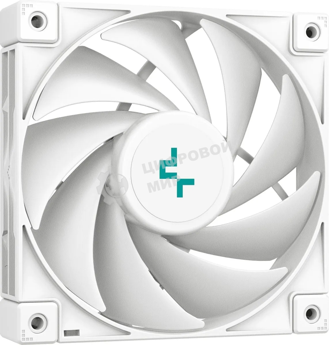 Кулер для процессора DEEPCOOL AK400 WH белый, 120 мм, алюминий/медь, 1850 об/мин, 29 дБ, 4 pin, 220 Вт, 155 мм