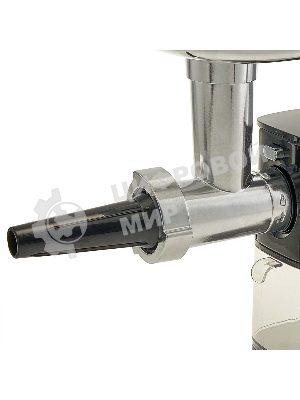 Мясорубка электрическая DELTA LUX DE-602MS черный, 3600 Вт, 2.5 кг/мин, реверс, защита от перегрузки, насадки - 6