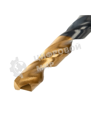 Набор сверл по металлу Denzel 1-13 мм, HSS-Tin, Golden Tip, 25 шт