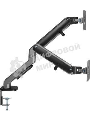 Кронштейн для мониторов Ultramounts UM735BL черный/серый 17