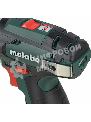 Дрель-шуруповерт Metabo PowerMaxx BS 600984000, 12 В, 2 Ач, 34 Нм, щеточный