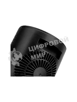 Тепловентилятор керамический Denzel DTFC-1200S, черный, 600/1200 Вт, 12 м2, 3 режима, термостат