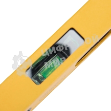 Уровень алюминиевый Denzel магнит., фрезерованный, 3 глазка (1 зеркал.), 0,5 мм/м, 600 мм