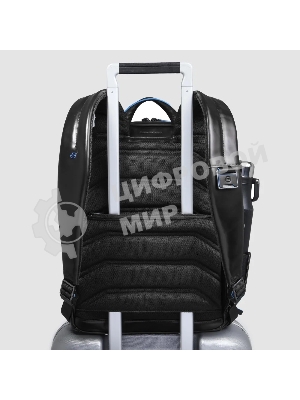 Рюкзак для ноутбука Piquadro Blue Square CA3214B2/N черный натур.кожа