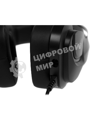Гарнитура проводная с микрофоном A4Tech Bloody G570 черный/серый 2м мониторные USB оголовье (G570 USB/BLACK + GREY)
