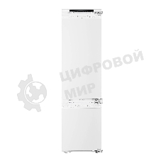 Встраиваемый холодильник Korting KSI 19547 CFNFZ белый, двухкамерный, 200/67л, морозилка снизу, No Frost