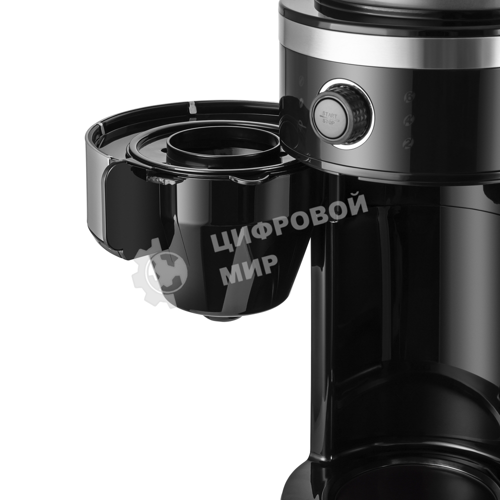 Кофеварка капельная Maunfeld MF-731BK черный, исп. кофе - зерновой/молотый, 0.83 л, 820 Вт.