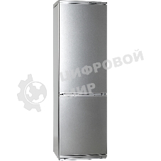 Холодильник Atlant ХМ-6024-080 серебристый двухкамерный 246/101л морозилка снизу