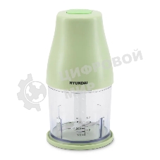 Измельчитель электрический Hyundai HYC-P3108 0.8л. 300Вт черный/зеленый