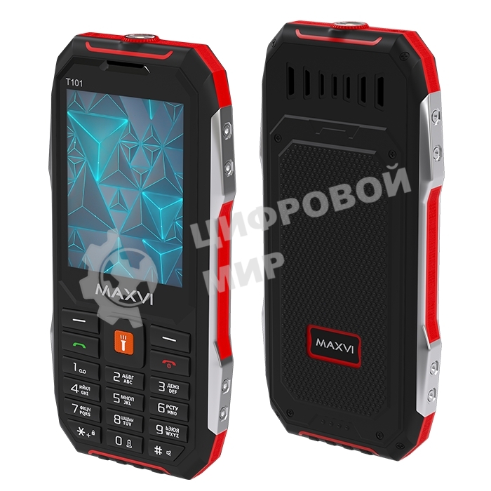 Мобильный телефон Maxvi T101 красный