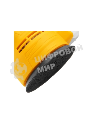 Эксцентриковая шлифовальная машина Denzel OS-125, 450 Вт, 6000-12000 об/мин