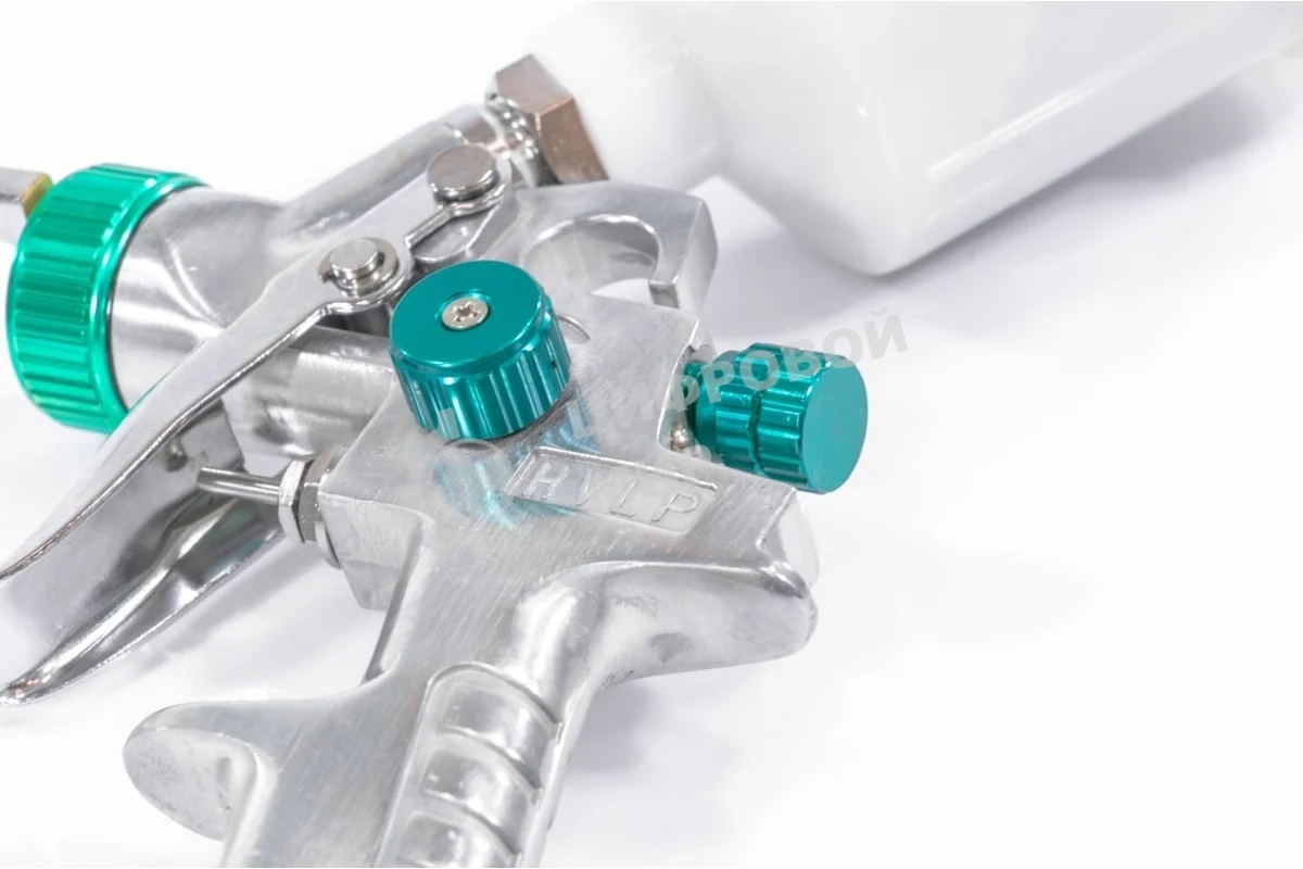 Краскопульт пневматический Stels ag 810 hvlp 57361 гравитационный сопло 0.8мм и 1мм