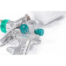 Краскопульт пневматический Stels ag 810 hvlp 57361 гравитационный сопло 0.8мм и 1мм