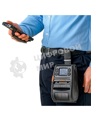 Принтер этикеток мобильный Bixolon XM7-30, 203 dpi, 127 мм/сек, USB, RS-232 (COM порт, Serial), Bluetooth, черный