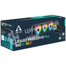 Система жидкостного охлаждения Arctic Cooling Liquid Freezer III Pro 360 ARGB ACFRE00184A черный 120мм алюминий+медь 2500rpm 31db 4-pin