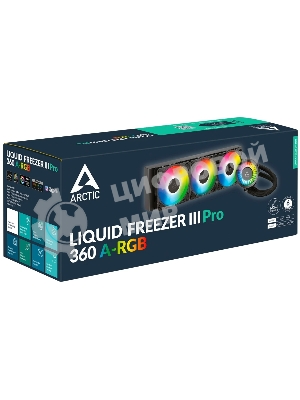 Система жидкостного охлаждения Arctic Cooling Liquid Freezer III Pro 360 ARGB ACFRE00184A черный 120мм алюминий+медь 2500rpm 31db 4-pin