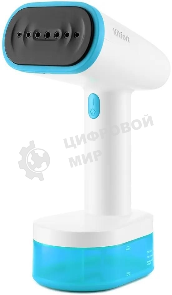 Отпариватель Kitfort КТ-985-3 бирюзовый, 1600 Вт, 28 г/мин, 0.25 л