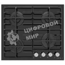 Газовая варочная панель Maunfeld EGHG.64.6CB/G, 4 конфорки, закаленное стекло, черный