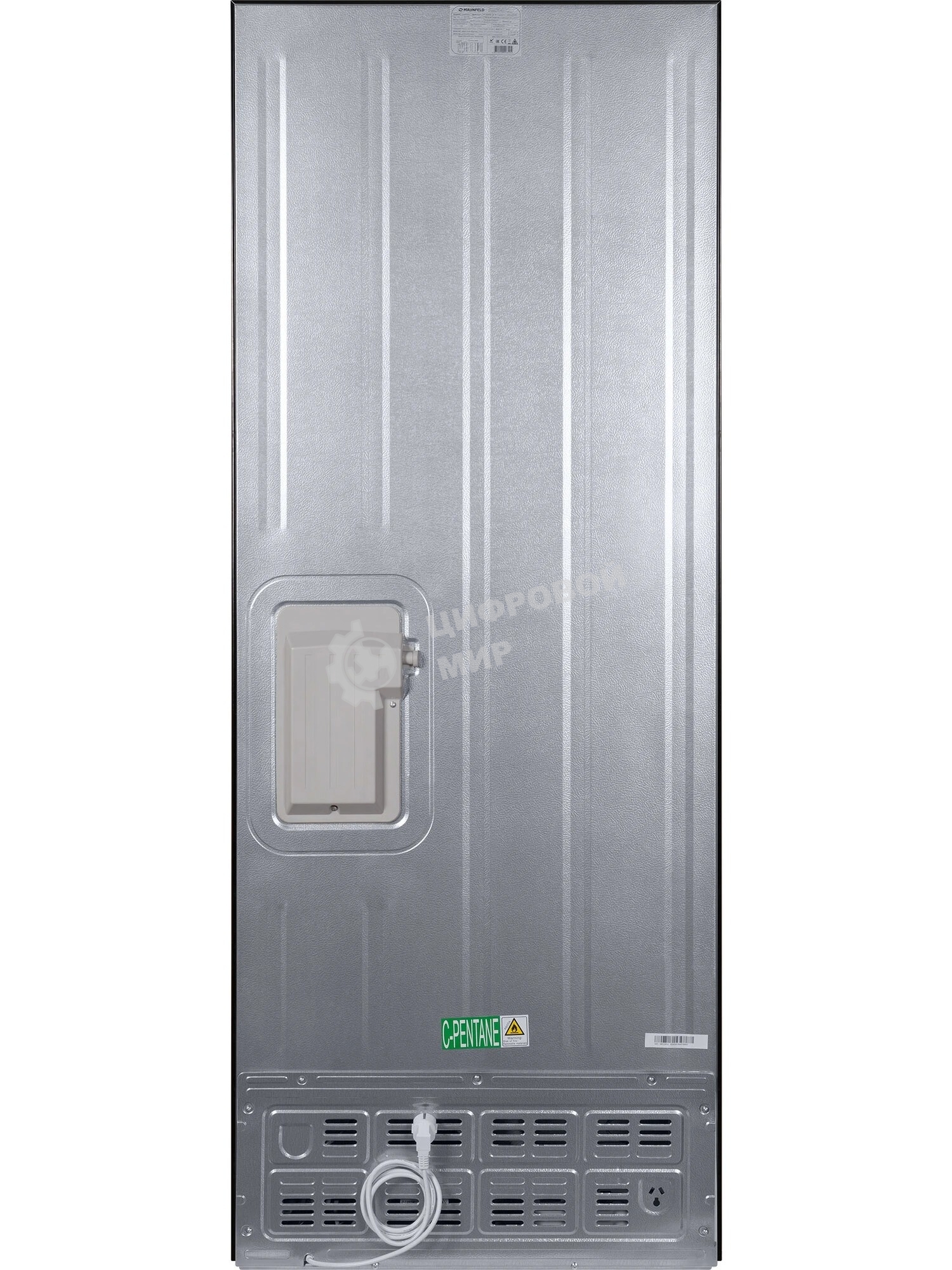 Холодильник Maunfeld MFF1857NFSB черный мат. инвертер двухкамерный 336/117л морозилка снизу