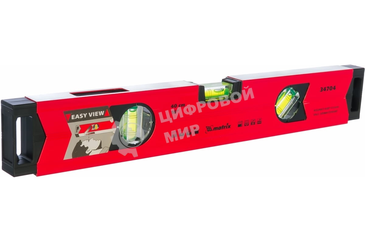 Уровень Matrix 400мм 0.5мм/м 3 глазка