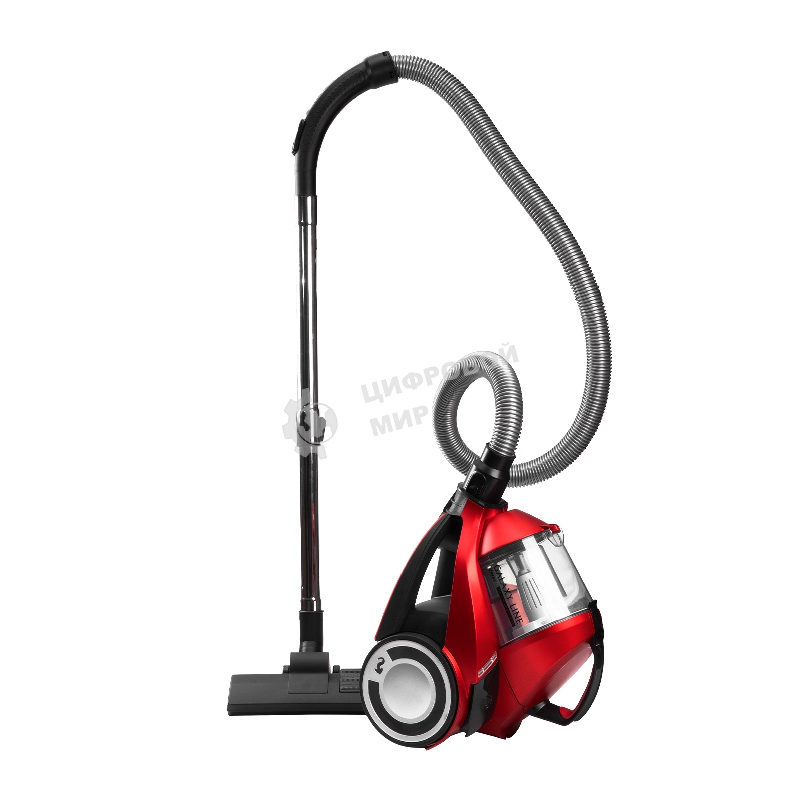 Пылесос Galaxy Line GL 6224 красный/черный, 300/2400 Вт, уборка сухая, пылесборник контейнер 2 л
