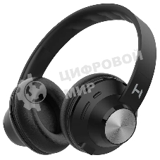 Беспроводные/проводные наушники Harper HB-412 черный, накладные, Bluetooth + проводной, до 8 ч