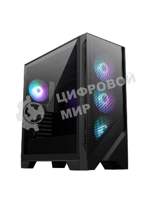 Корпус MSI MAG FORGE 320R Airflow, Midi-Tower, чёрный, 4 x 120 мм