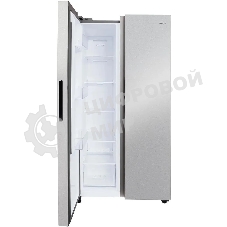 Холодильник Centek CT-1757 NF нержавеющая сталь двухкамерный 271/189л морозилка сбоку, No Frost, Side by Side