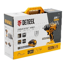 Гайковерт Denzel ударный аккумуляторный бесщет. CIWH-BL-20-500, Li-Ion, 20 В