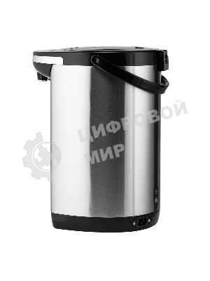 Термопот Centek CT-1084 сталь, 6.0 л, 750 Вт, 2 способа подачи воды, двойная защита от перегрева